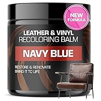 The Original Leather Recoloring Balm, Leather Color Restorer, Leather Scratch Remover, Leather Couch Scratch Repair, Leather Restorer for Couches, Leather Couch Paint, Leather Scratch Repair Navy Blue