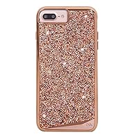 Case-Mate iPhone 8 Plus Case - BRILLIANCE - 800+ Genuine Crystals - Protective Design for Apple iPhone 8 Plus- Rose Gold