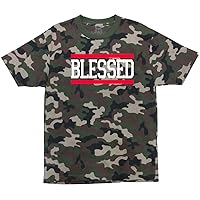 Men's Printed Blessed Graphic T-Shirt
