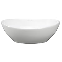 EC9838 Sink, Oval Deep Bowl (16 x 13.2 x 5.8 Inches), White