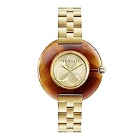 Ted Baker Ladies Stainless Steel Yellow Gold Bracelet Watch (Model: BKPLAS3019I)