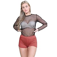 Hamishkane® Women's Stretchy Hot Pants - Versatile Mini Shorts for Women, Soft & Comfortable Slim Fit Ladies Shorts, Design for Summer, Casual and Nightlife Fashion