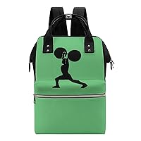 Weightlifting Sign Casual Travel Laptop Backpack Fashion Waterproof Bag Hiking Backpacks