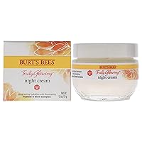Burt's Bees Truly Glowing Night Cream Unisex 1.8 oz, White (I0115908)
