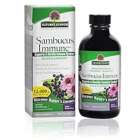 Nature's Answer Sambucus Extract Immune Support, 4-Fluid Ounces | Immune System Booster | Flue Season Support | Immune Relief | Packed with Antioxidants