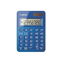 Canon LS-100K Calculator (Blue) - 10-Digit Display with Tax Function