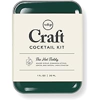 W&P Craft Hot Toddy Cocktail Kit, Mini Portable Carry On Travel Cocktail Kit, Great Gifts for Him or Her, 1 Pack
