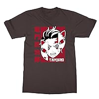 Tanjiro Cat Mask Anime Manga Demon Unisex Tee Tshirt