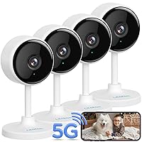 litokam 4MP Indoor Camera, Cameras for Home Security with Night Vision, Pet Camera with Phone App, 2.5K Indoor Security Camera, Motion Detection, 2-Way Audio, WiFi Camera Home Camera Works with Alexa