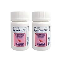 MAJOR Banophen Diphenhydramine 50 mg 100 Count