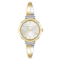 Anne Klein Women's Premium Crystal Accented Bangle Watch