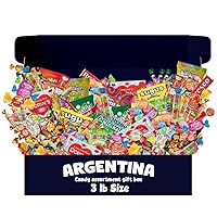 Argentinian Candy Variety Pack 3 Pounds – Assorted Individually Wrapped Party Candy, Great for Pinatas or Gifts – Sweets for Every Occasion may include Billiken, Mogul, Sugus,Yapa, Bon o Bon, pico dulce lollipops, gummy bears, Palitos de la Selva, Cabsha, Bubbaloo, Bazooka & More