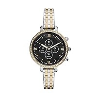 Fossil MONROE HYBRID SMARTWATCH HR FTW7036 Women's Watch, Gold, Genuine Imported Product, Silver, Gold, Bracelet Type