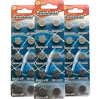 Eunicell 100 x AG13 Alkaline Button Cell Batteries -A76 L1154 SR44 G13 357 PX76A V13GA