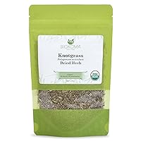 Biokoma Pure and Organic Knotgrass Dried Herb 50g (1.76oz) in Resealable Pack Moisture Proof Pouch, USDA Certified Organic - Herbal Tea, No Additives, No Preservatives, No GMO