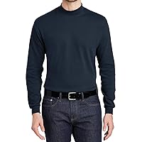 Men's Interlock Knit Mock Turtleneck Sweaters