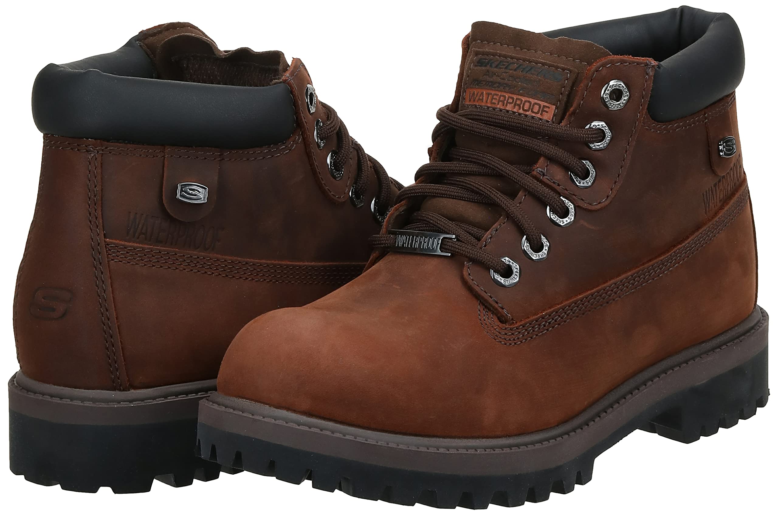 Skechers Men's Sargeants-Verdict Waterproof Boot Fashion