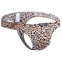 YUFEIDA Sexy Men's Underwear Thong G-String Leopard Print Bulge Pouch T-Back Underpants …