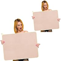 2 Pack Extra Large Dish Drying Mat Microfiber Absorbent Dish Drying Pad Large Size Dishes Drainer Mats for Countertop, Sink, Refrigerator or Dryer (Beige,30 x 24 Inch)