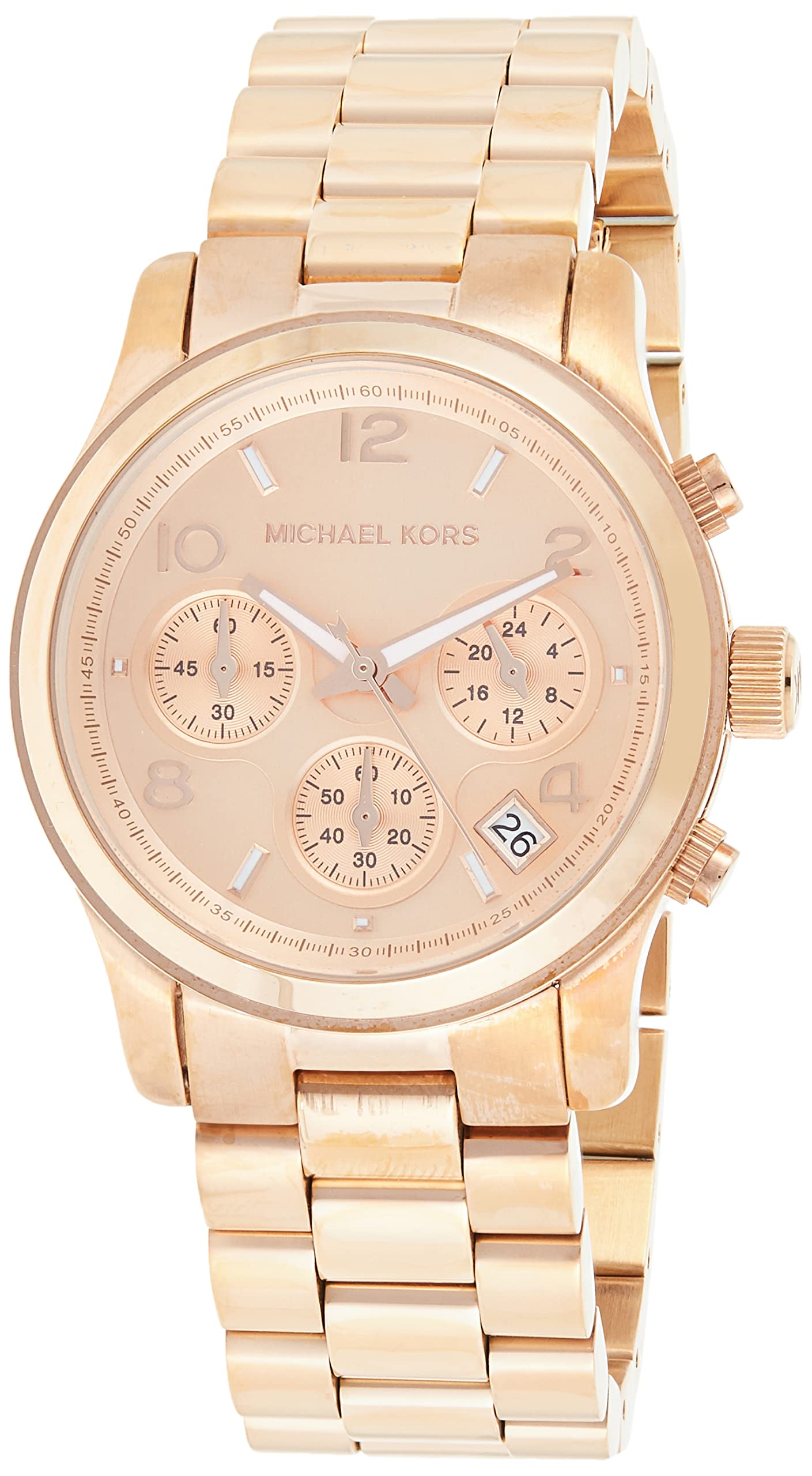 Michael Kors Parker Swarovski CrystalEmbellished Rose GoldTone Watch in  Pink  Lyst