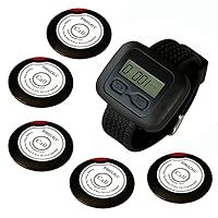 SINGCALL Wireless Calling System, Wireless Waiter Pager System, for Supermarket Restaurant Cafe Coffee Shop