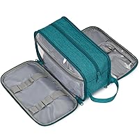 Narwey Travel Toiletry Bag for Men and Women Traveling Dopp Kit Water-resistant Shaving Bag for Toiletries Accessories (Teal)