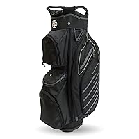 Ask Echo T-Lock Golf Cart Bag with 14 Way Organizer Divider Top, Premium Cart Bag with Handles and Rain Cover for Men