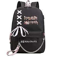 Anime Bungo Stray Dogs Backpack Shoulder Bag Bookbag School Bag Daypack Color9