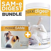 SAM-e Digest Bundle – maxxiSAMe Advanced SAM-e Support for Dogs & maxxidigest+ Canine Digestive and Immune Supplement