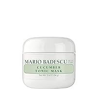 Mario Badescu Mask 2 Oz - Healing and Soothing, Cucumber Tonic, Enzyme Revitalizing, and Rose Hip Face Mask Skin Care - Facial Masks for Women and Men