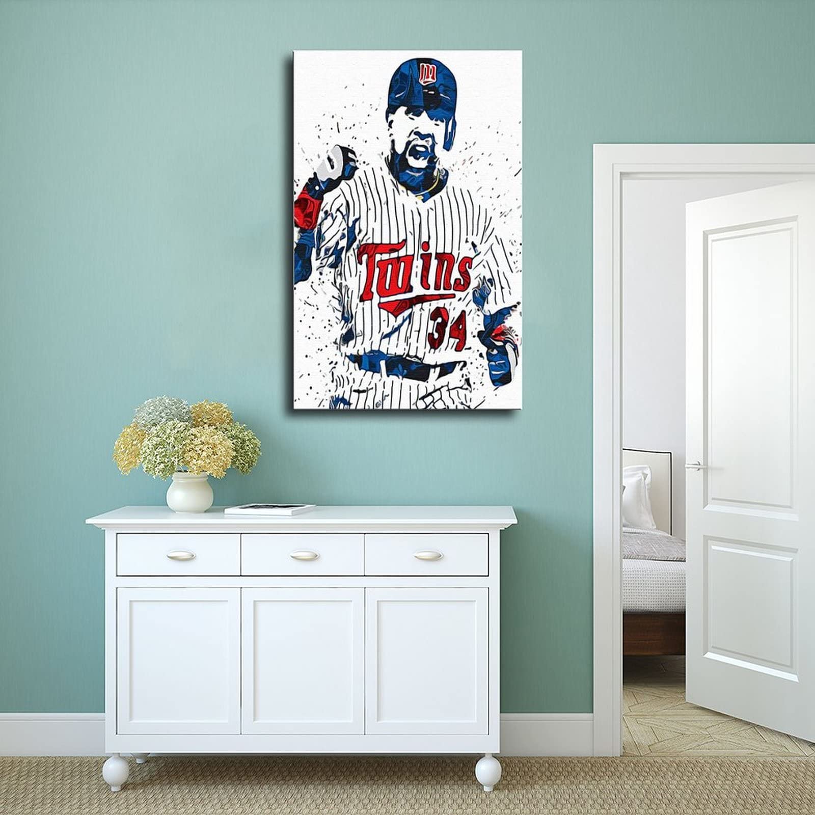 Mua Kirby Puckett Baseball Star Sport Poster Canvas Poster Bedroom ...