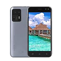 Unlocked Cell Phones, Android 5.0 3G Smartphone HD Full Screen Phone, Dual SIM 512MB+4G RAM 5.0inch Touch Screen Mobile Cell Phone, Best for Father Childrens Gift (Gray)