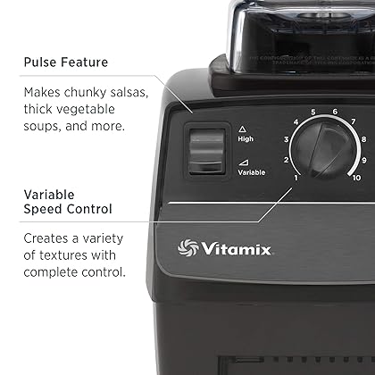 Vitamix 5200 Blender, Professional-Grade, Container, Black, Self-Cleaning 64 oz