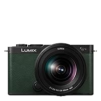 LUMIX S9 Full Frame Camera with 20-60mm F3.5-5.6 L Mount Lens, Compact Mirrorless Camera for Content Creators with Real Time LUT, Open Gate and Easy Sharing of Photos & Video – DC-S9KG (Green)