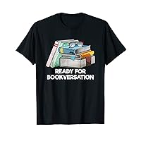 Ready for Bookversation Hobby Introvert Pastime Antisocial T-Shirt