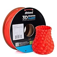 INLAND Micro Center PLA 3D Printer Filament 1.75mm - Red, Dimensional Accuracy +/- 0.03mm - 1kg Cardboard Spool (2.2 lbs) “ Fits FDM/FFF Printers “ Odor Free, Clog Free Filaments