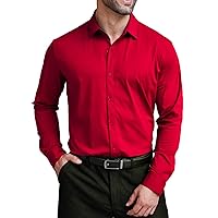 COOFANDY Mens Dress Shirts Long Sleeve Wrinkle Free Shirts Regular Fit Button Down Business Formal Shirts
