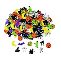 Colorations Halloween Foam Shapes, 300 Pieces, Kids Halloween Party, No-Adhesive, Collage, Party Decorations, Fall, Assorted Shapes