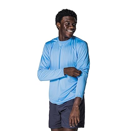 Vapor Apparel Men's Outdoor UPF 50+ Long Sleeve T-Shirt, UV Sun Protection for Fishing, Running, Hiking, Swimming