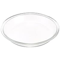 iwaki KBC209 Heat-Resistant Glass Pie Dish, Outer Diameter 9.8 x Height 1.5 inches (25 x 3.8 cm), L Size