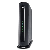 MOTOROLA MG7540 16x4 Cable Modem Plus AC1600 Dual Band Wi-Fi Gigabit Router with DFS, 686 Mbps Maximum DOCSIS 3.0 - Approved by Comcast Xfinity, Cox, Charter Spectrum, More