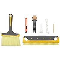 Amazon Basics Wallpaper Kit with Soft Grip Brushes, 7-Pieces