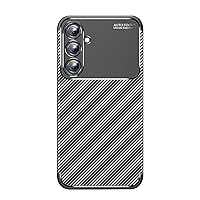 ZIFENGXUAN-Shockproof Case for Samsung Galaxy S24ultra/S24plus/S24, Ultra Thin Soft TPU Phone Cover Camera Hole Protective Durable Phone Case (S24,Black)