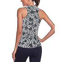 Tanst Sky Women's Racerback Tank Tops Quick Dry Sleeveless Workout Yoga Running Athletic Shirts