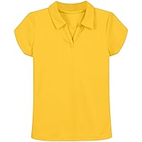 Girls' School Uniform Short Sleeve Performance Polo