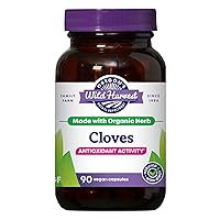 Oregon's Wild Harvest Cloves Organic Traditional Herbal Supplement Non-GMO pullulan (Plant sourced) Vegan Capsules 90 Count