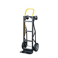 Harper Trucks PGDY8635P 700 lb Capacity Glass Filled Nylon Convertible Hand Truck and Dolly with 10