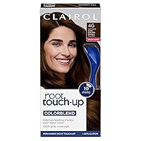 Root Touch-Up by Nice'n Easy Permanent Hair Dye, 4G Dark Golden Brown Hair Color, Pack of 1
