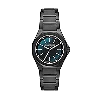 A|X Armani Exchange Women's Watch, Octagonal Three-Hand Watch for Women with Stainless Steel or Silicone Band
