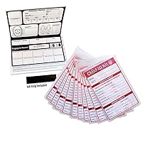 Child ID Fingerprint Kits (10 Pack) - Finger Print Kits for Kids - Child Emergency Identification Cards - English/Spanish - Includes Ink Strip for Fingerprinting